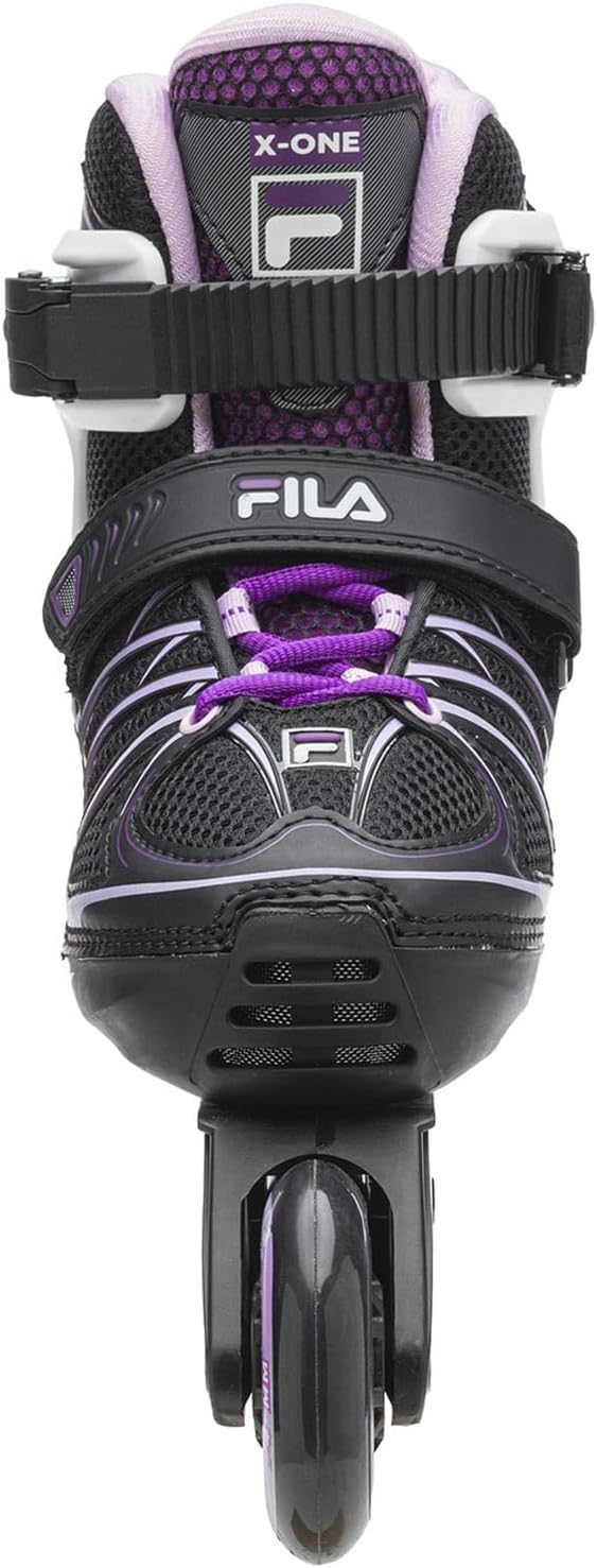 FILA SKATES X-one Girl Inline Skates Kinder Mädchen Größenverstellbar - black/pink/magenta