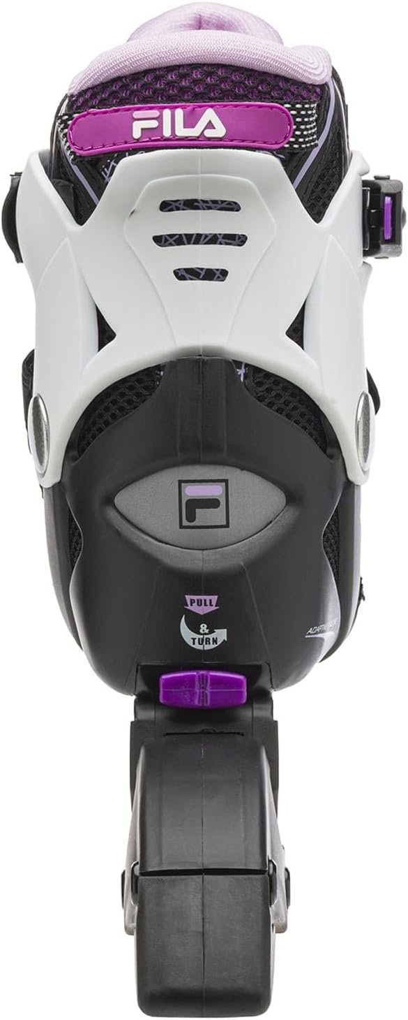 FILA SKATES X-one Girl Inline Skates Kinder Mädchen Größenverstellbar - black/pink/magenta