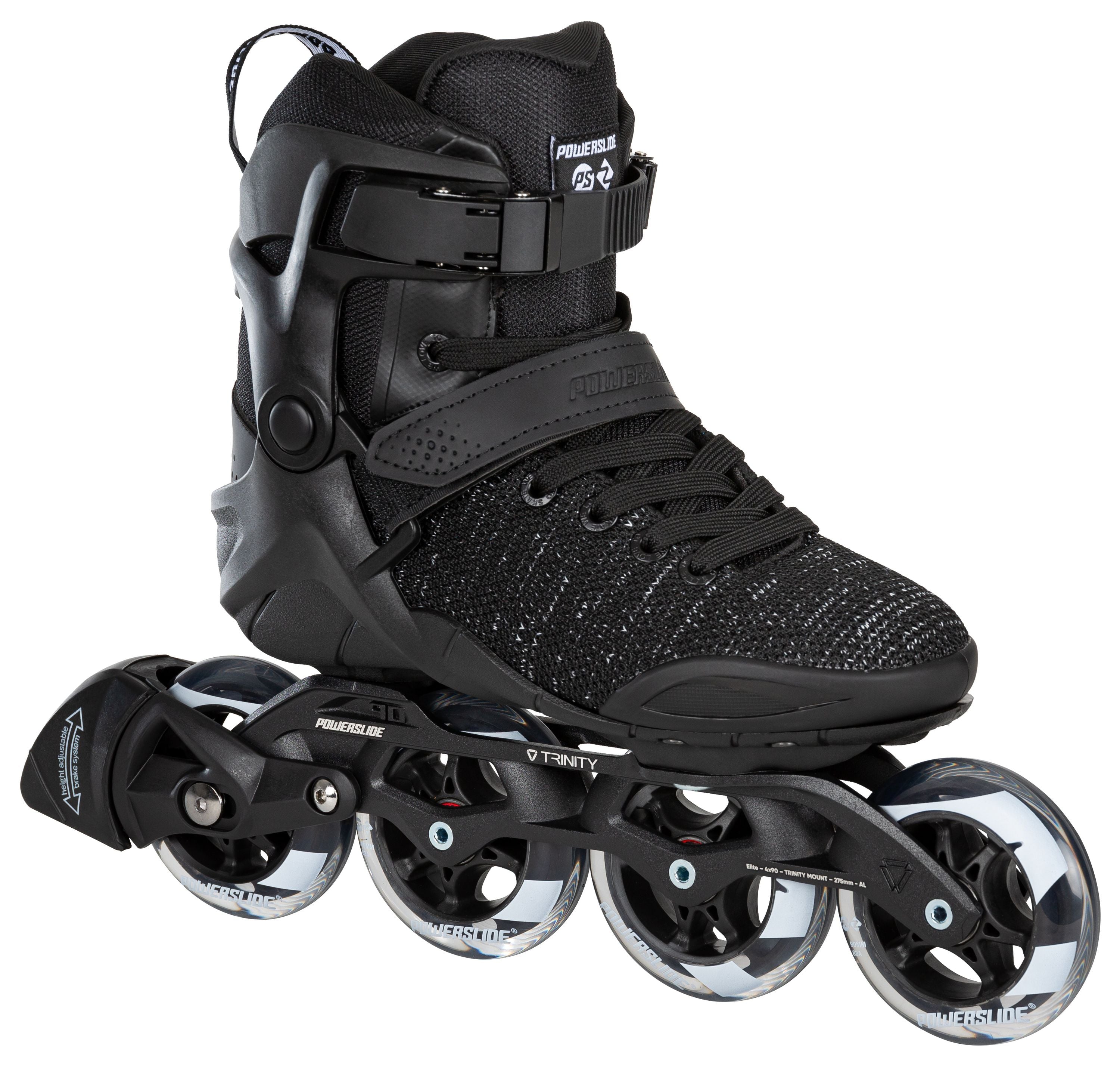 Phuzion Herren Inline Skates Xenon Black 90