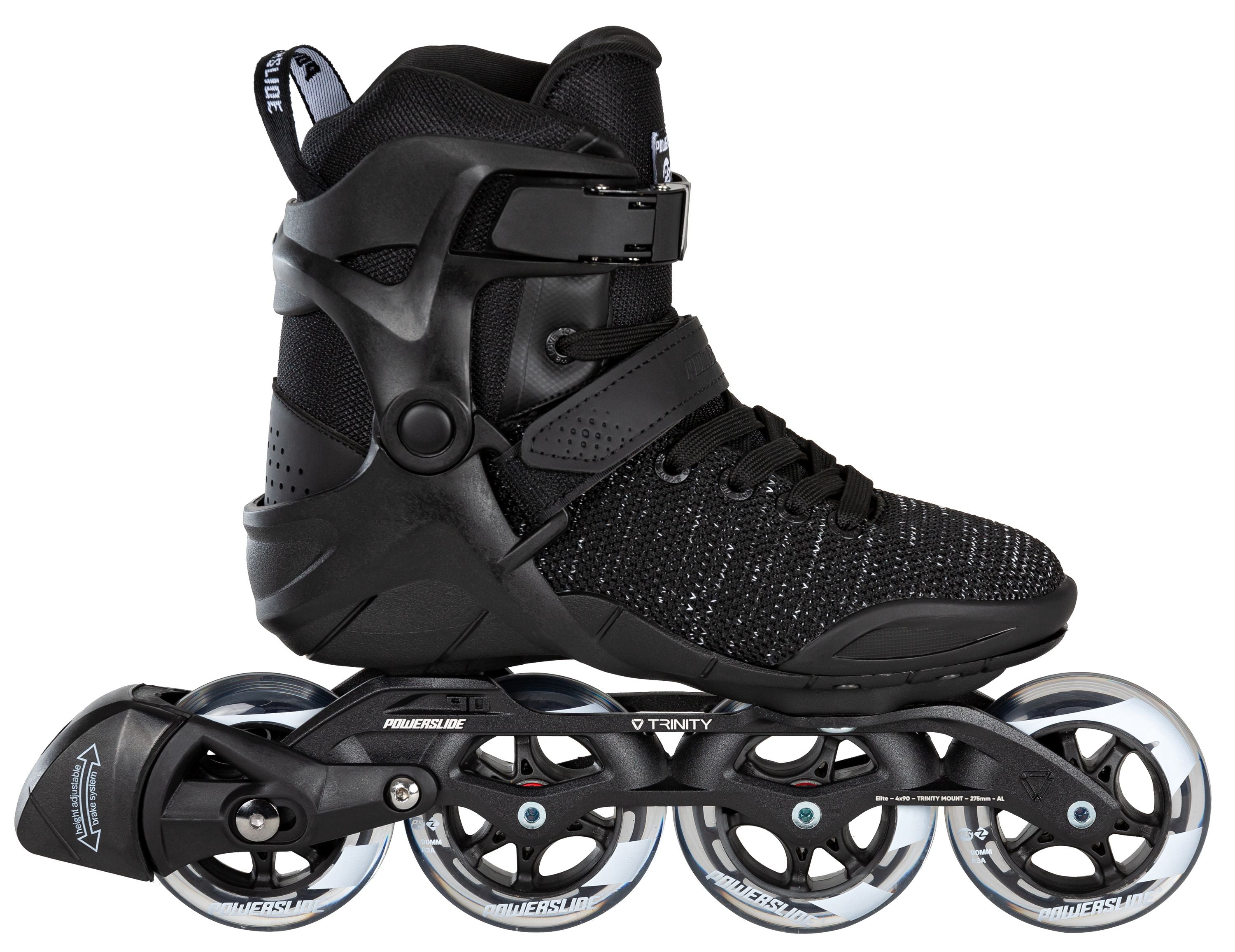 Phuzion Herren Inline Skates Xenon Black 90