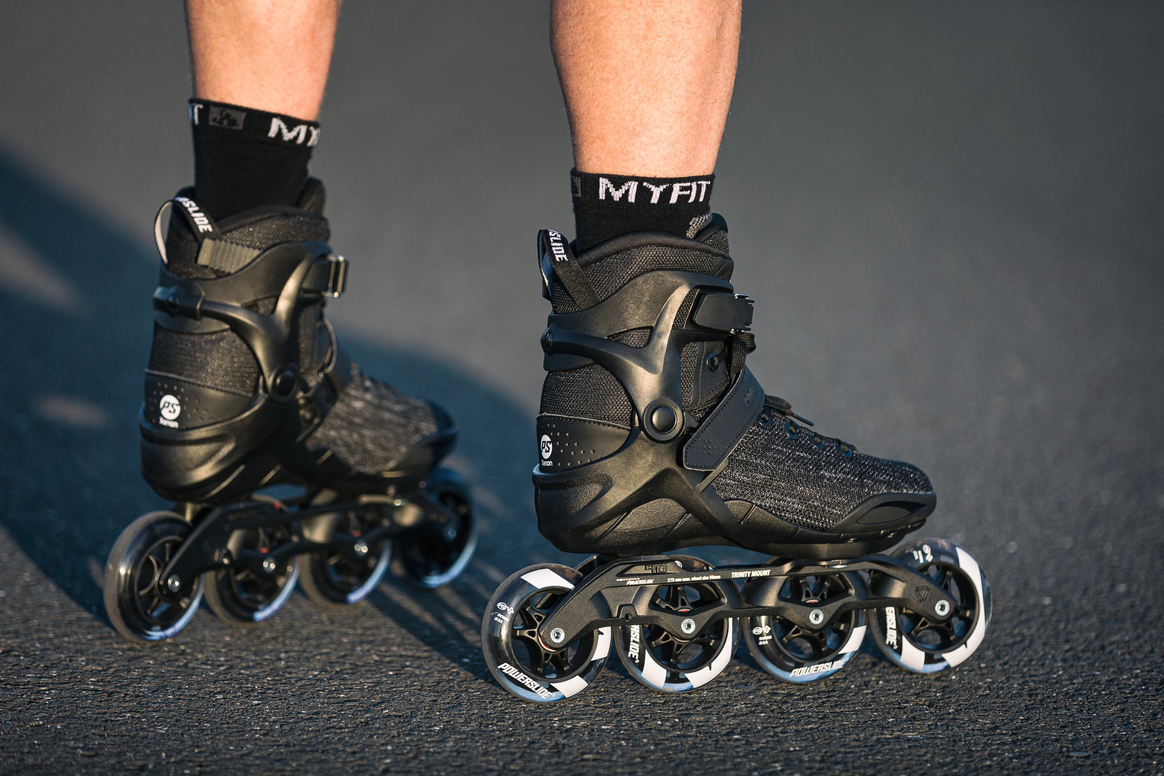 Phuzion Herren Inline Skates Xenon Black 90