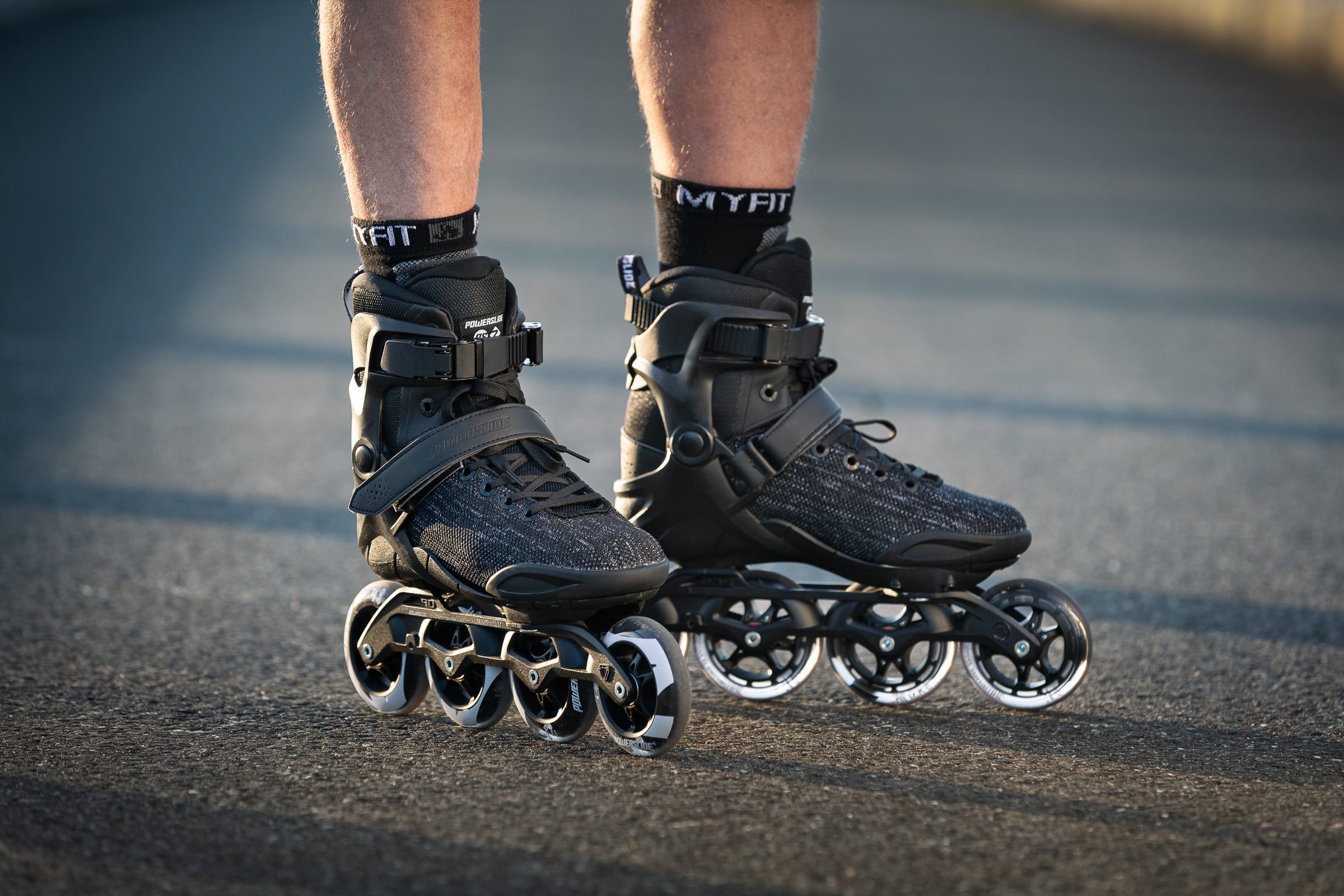 Phuzion Herren Inline Skates Xenon Black 90