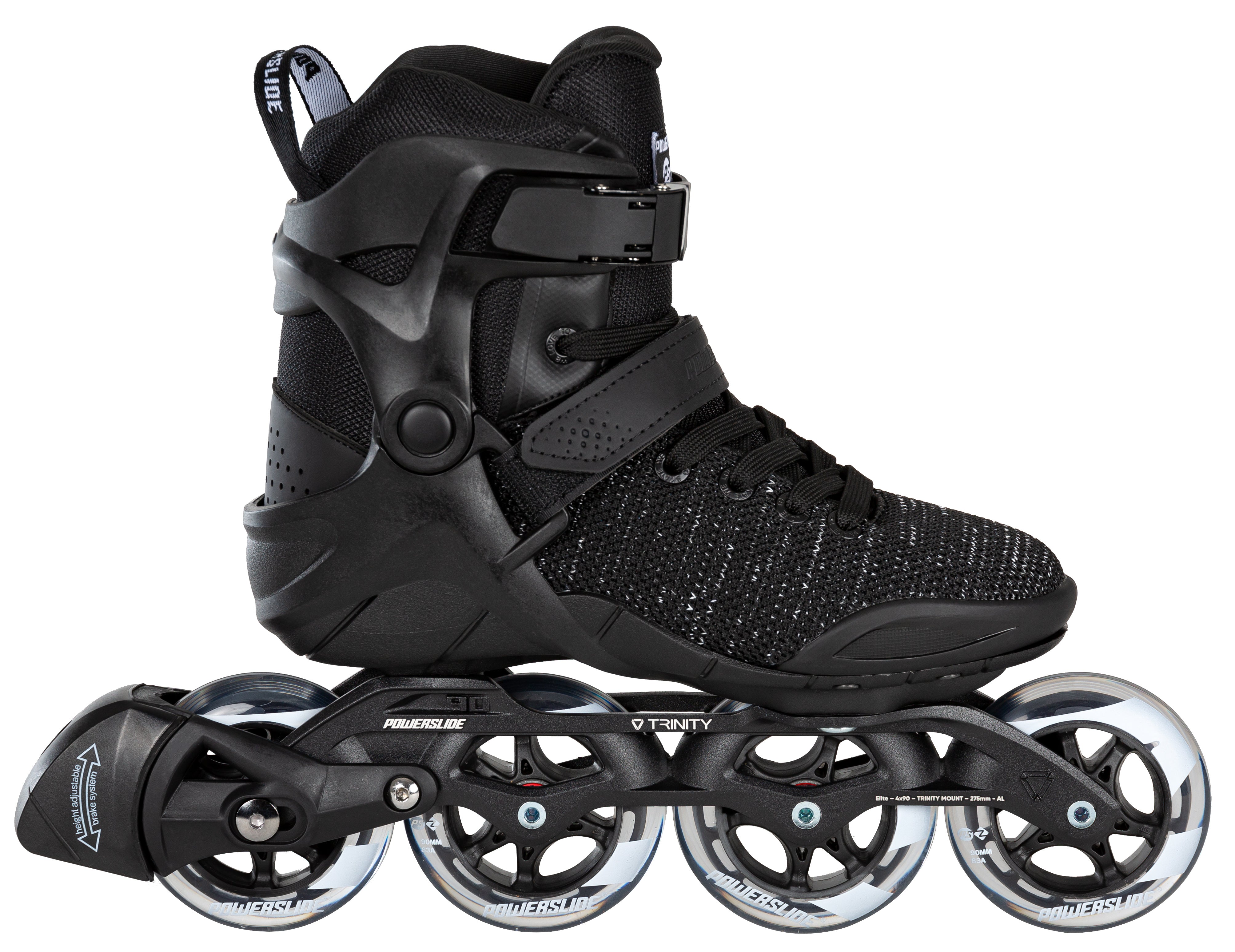 Phuzion Herren Inline Skates Xenon Black 90