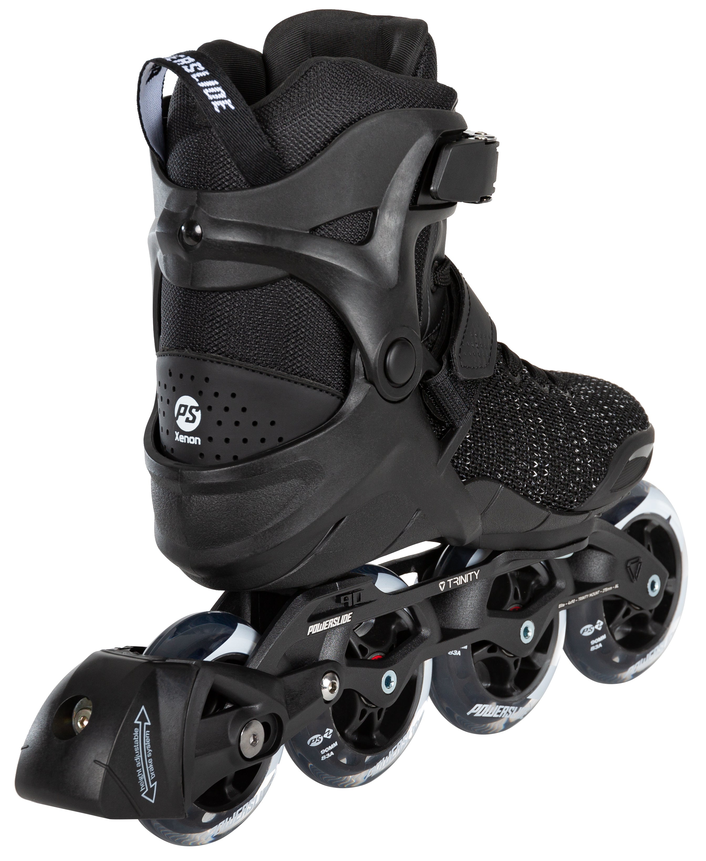 Phuzion Herren Inline Skates Xenon Black 90