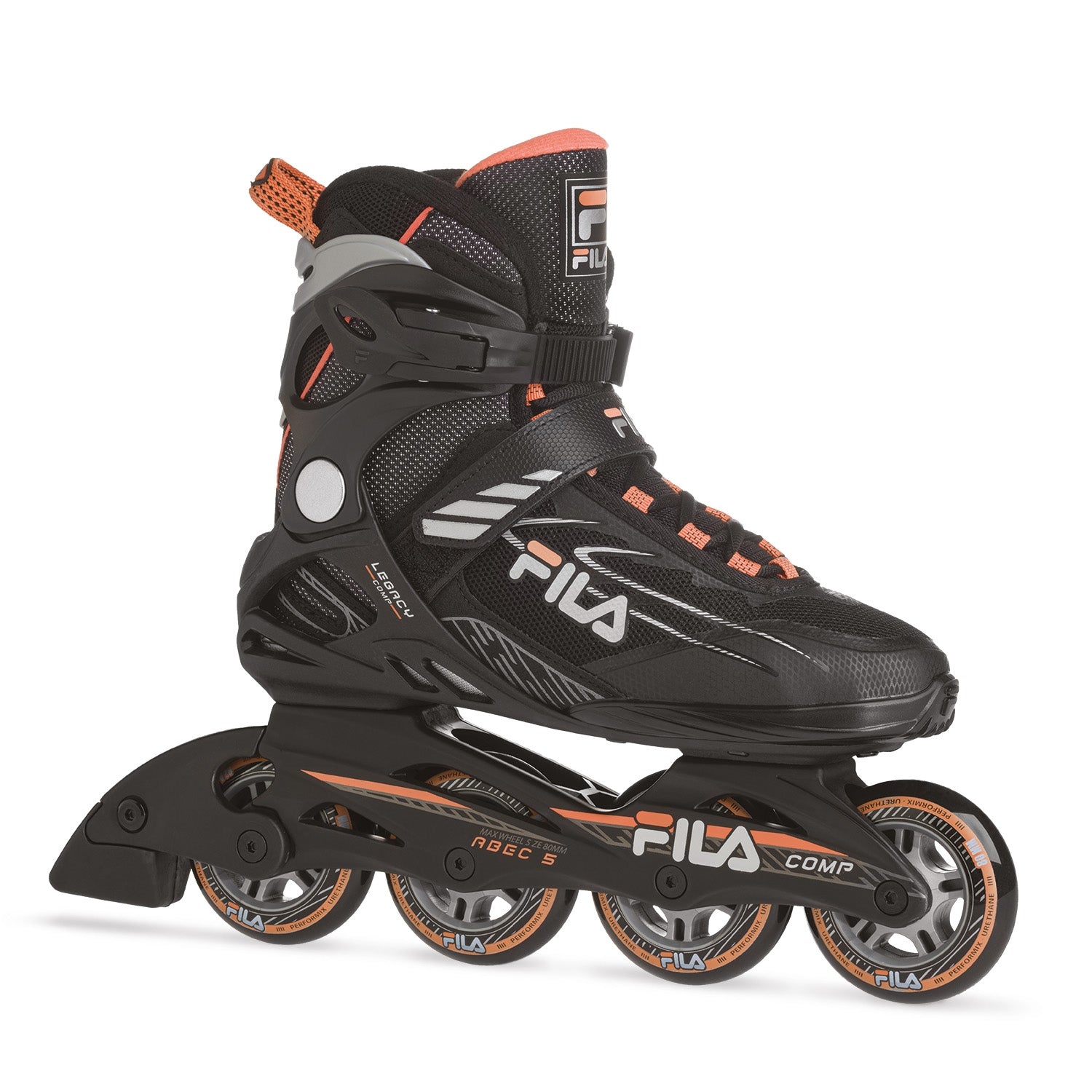 FILA Damen Legacy 26 Comp 80mm Lady Inline Skate orange