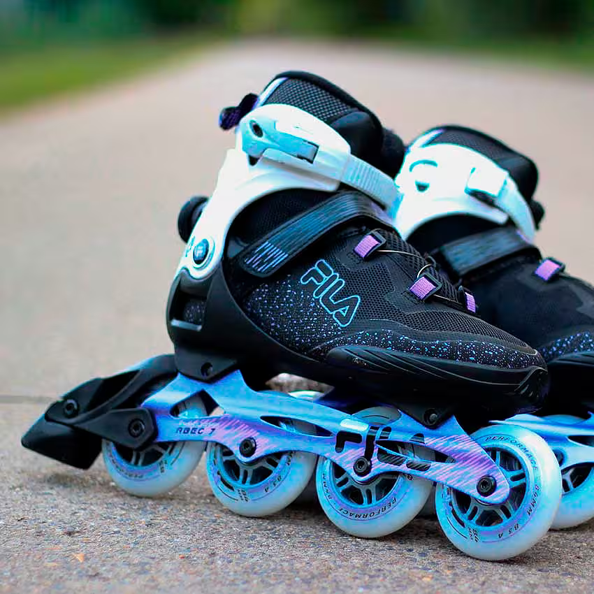 FILA Legacy QF 84mm Inline Skate Damen – Black/Violet