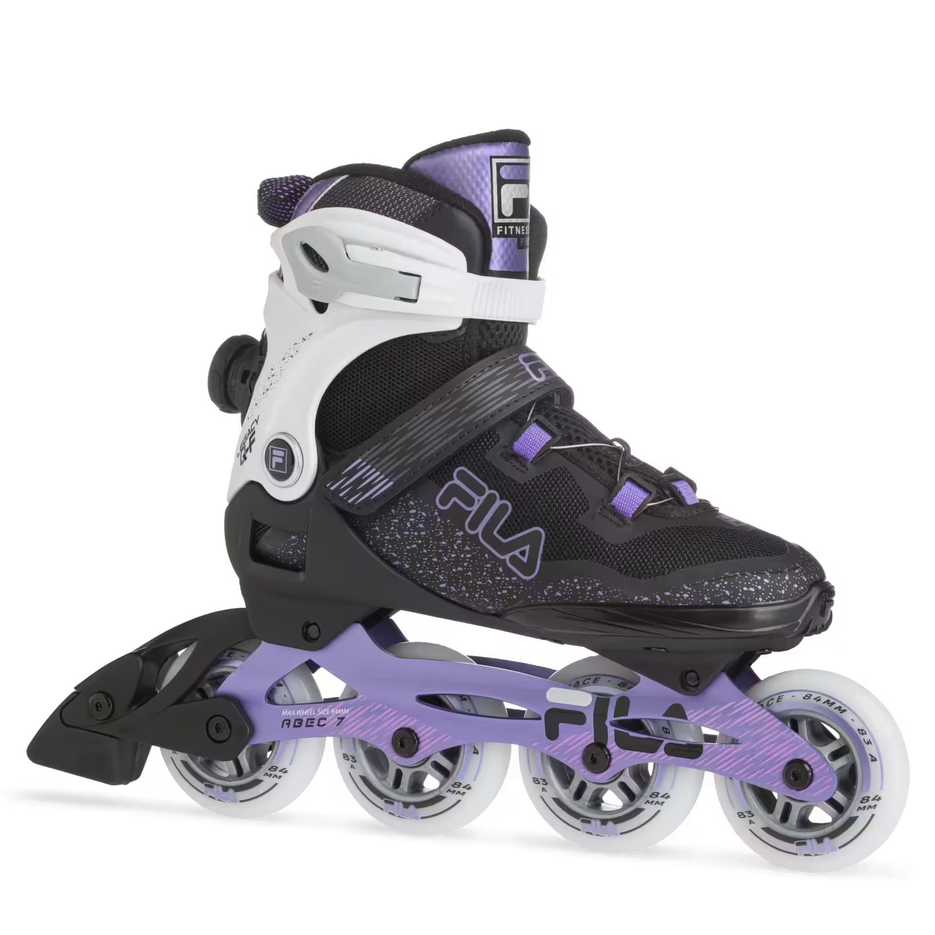 FILA Legacy QF 84mm Inline Skate Damen – Black/Violet